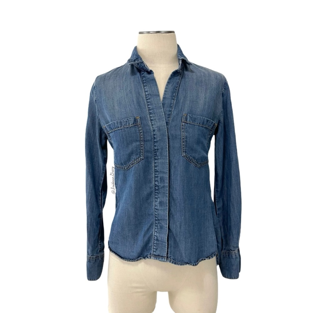 Cloth & Stone- Tencel Button Down Xs - image 1